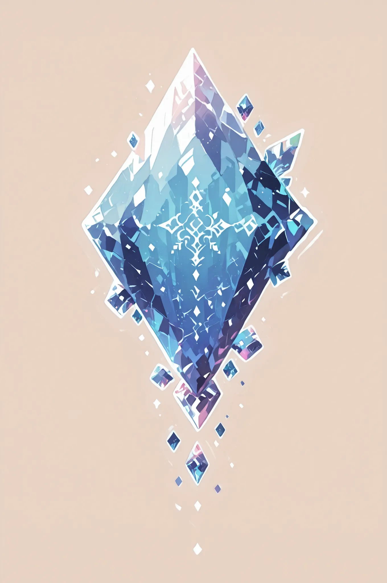 no lineart,no outline,,haiz_ai,crystal,