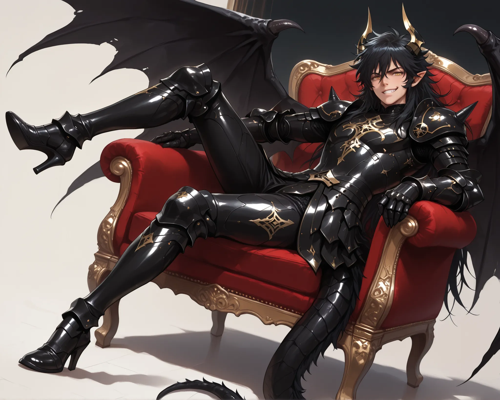 score_9, score_8_up, score_7_up, absurdres, (((128K Ultra High Resolution))), (masterpiece, best quality: 1. 5), (high definition: 1, 4), highres, 8K wallpaper, (excellent graphics: 1. 5), CG, (((Japanese Anime style))), (Black Saint Seiya), (1 male), solo...