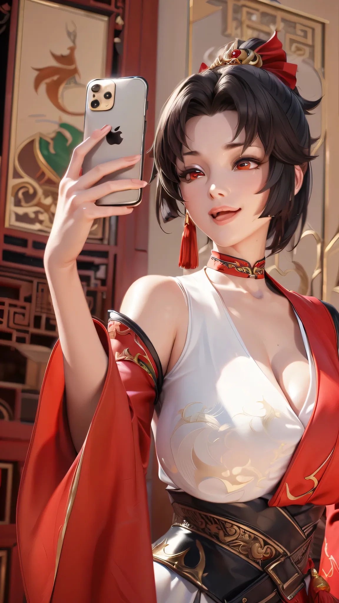 highres,best quality at best,masterpiece,quality,best quality,delicate facial features,look at the audience,there is light in the eyes,WZRYyunyingYP,(masterpiece),(best quality),masterwork,semrealistic,realistic,mature female,wide hips,fair_skin,shiny_skin...