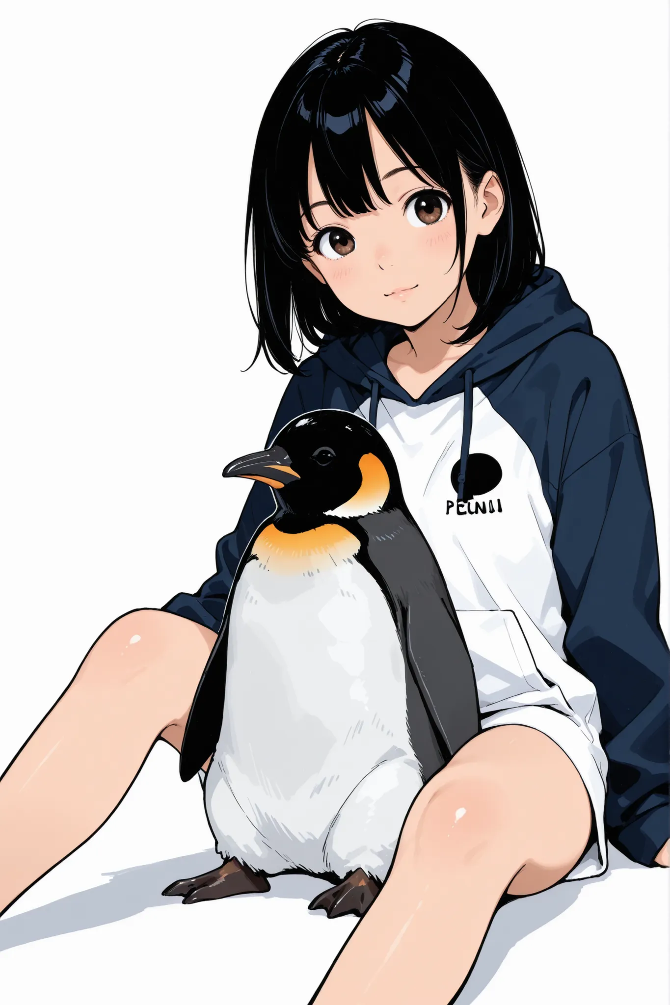 ((girl)),((penguin))