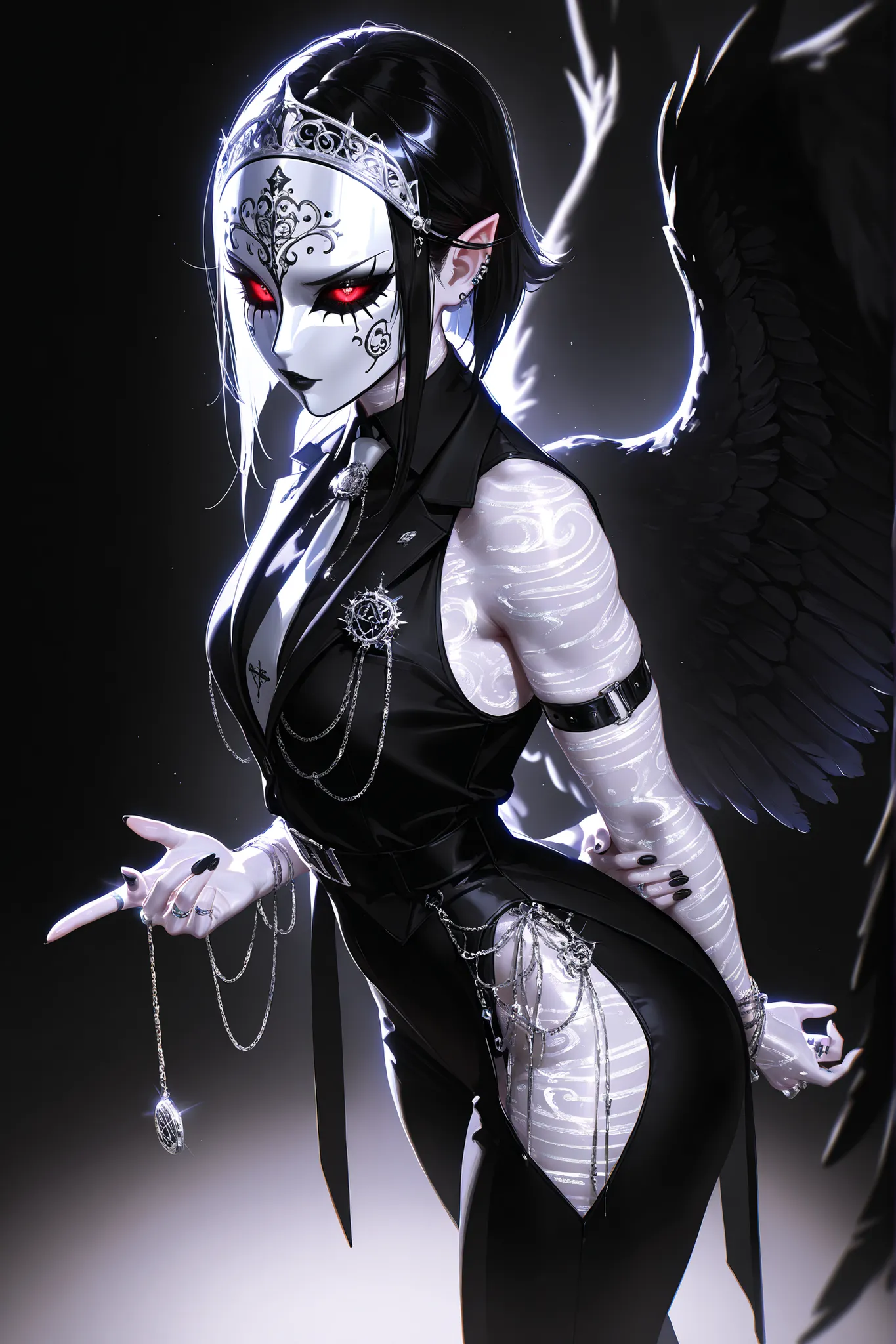 (masterpiece, detailed:1.2),(tangobat:0.7),(Sakimichan:0.7)(High CT quality,4k,High resolution,main piece:4.3),Very detailed,Realistic:1.37,Best quality,masterpiece, high resolution,on_body, Tyndall effect,photorealistic, Edge lighting, Two-color lighting,...