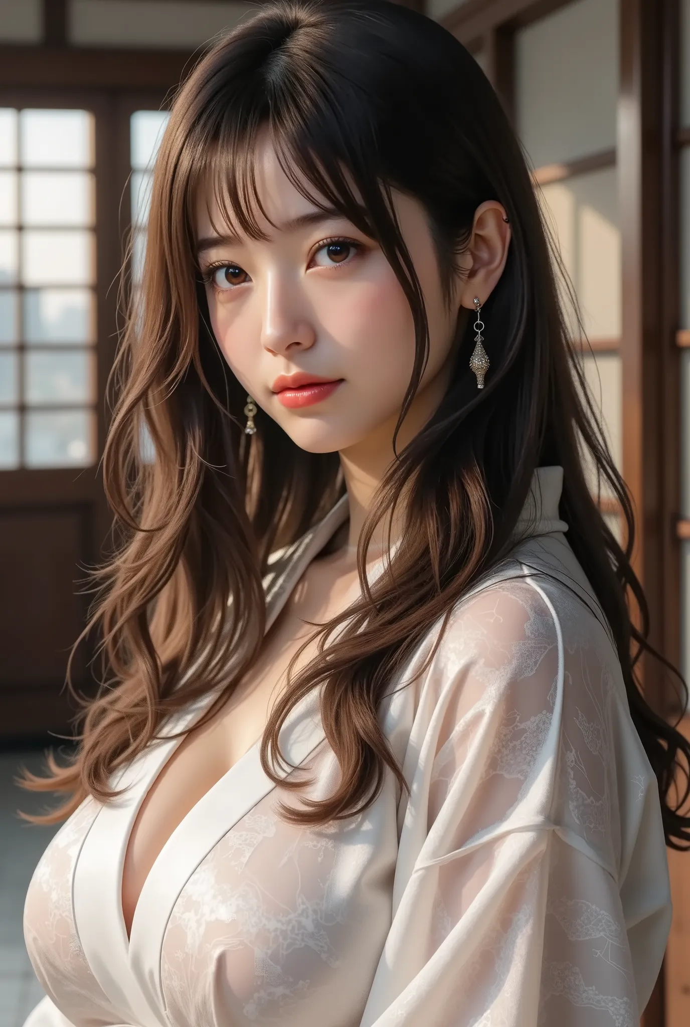 (16 kg, raw photos, top quality, masterpiece), (actual images ), ( women in kimonos ),  click here for details, Beautiful Eyes, very detailed and beautiful, amazing details, be beautiful with a perfect body, real face,  and every detail of the face is clea...