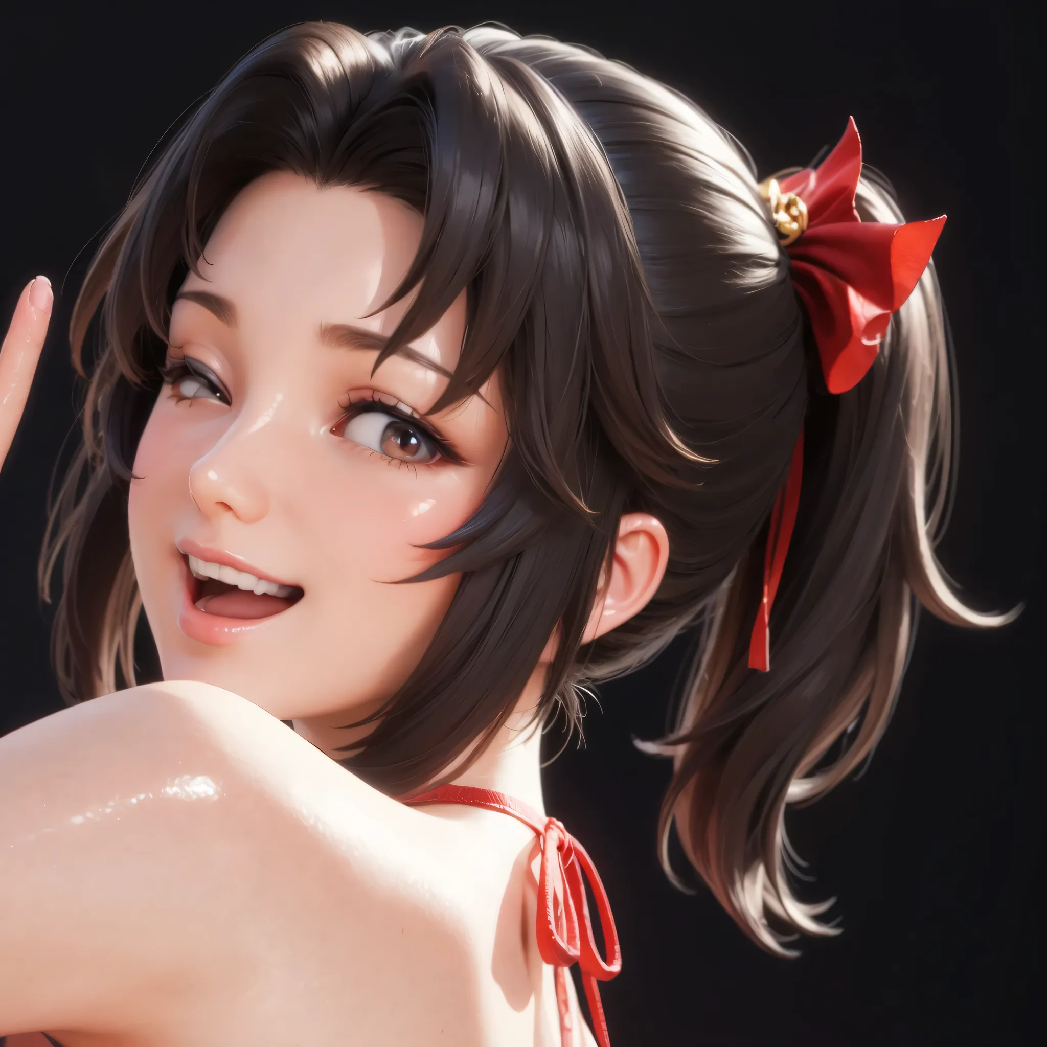 highres,best quality at best,masterpiece,quality,best quality,delicate facial features,look at the audience,there is light in the eyes,WZRYyunyingYP,(masterpiece),(best quality),masterwork,semrealistic,realistic,mature female,wide hips,fair_skin,shiny_skin...