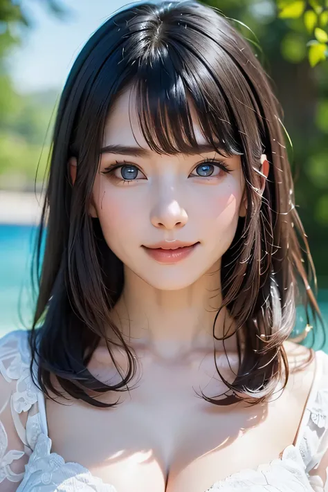 ((nsfw、top quality、best image quality、just one beautiful and cute woman、 A beautiful woman with a very cute golden ratio who boasts overwhelming beauty、The beauty of symmetry、realistically depicts everything in high resolution high definition、God of rich n...