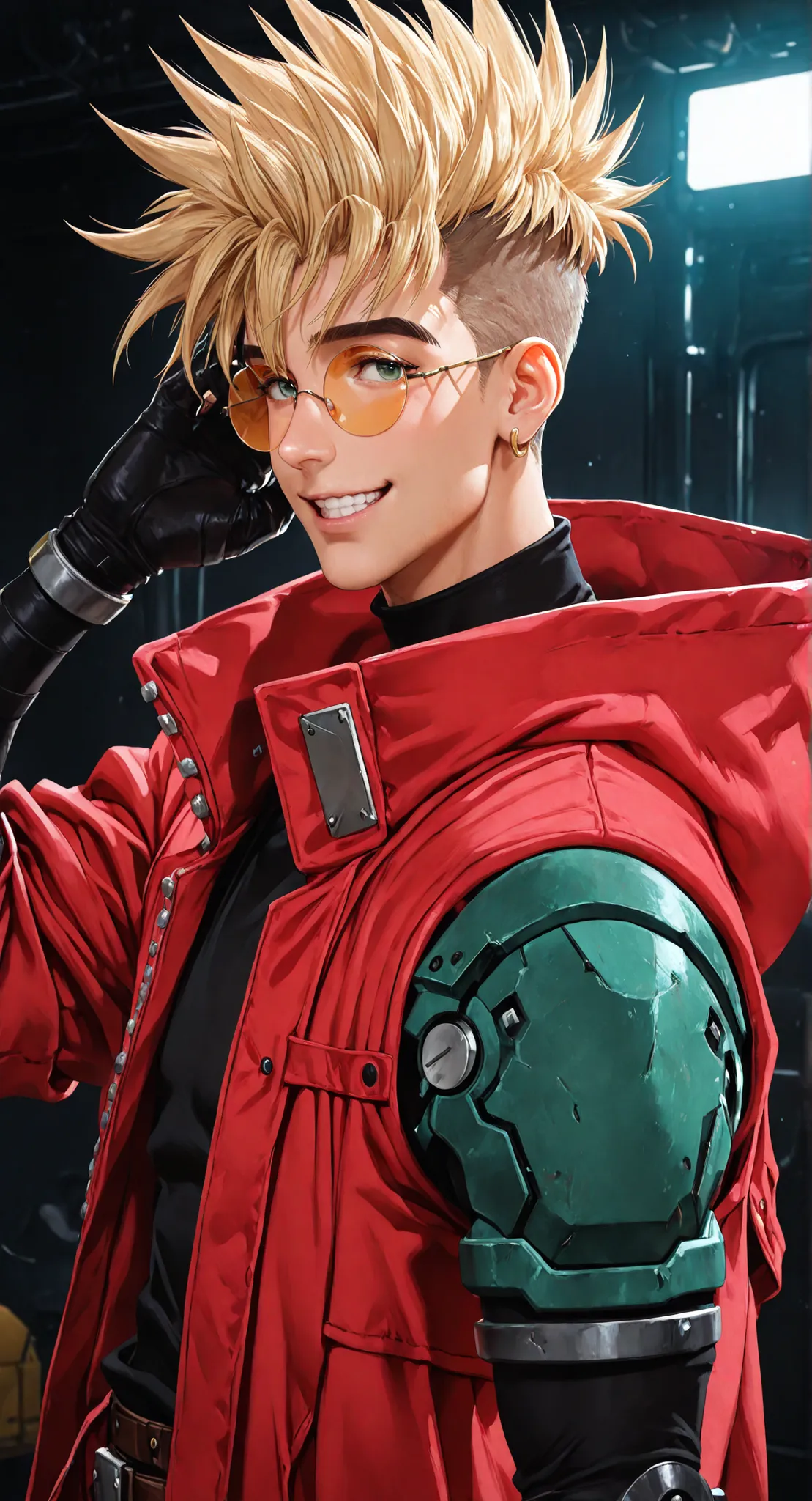 (masterpiece:1.35), (very aesthetic, best quality:1.3), highly detailed, dark environment, backlit, absurdres, close-up view,  hyperdetailed realism, addmicrodetails, realistic 3d artstyle, detailed shading, realistic clothing and textures, solo, looking a...