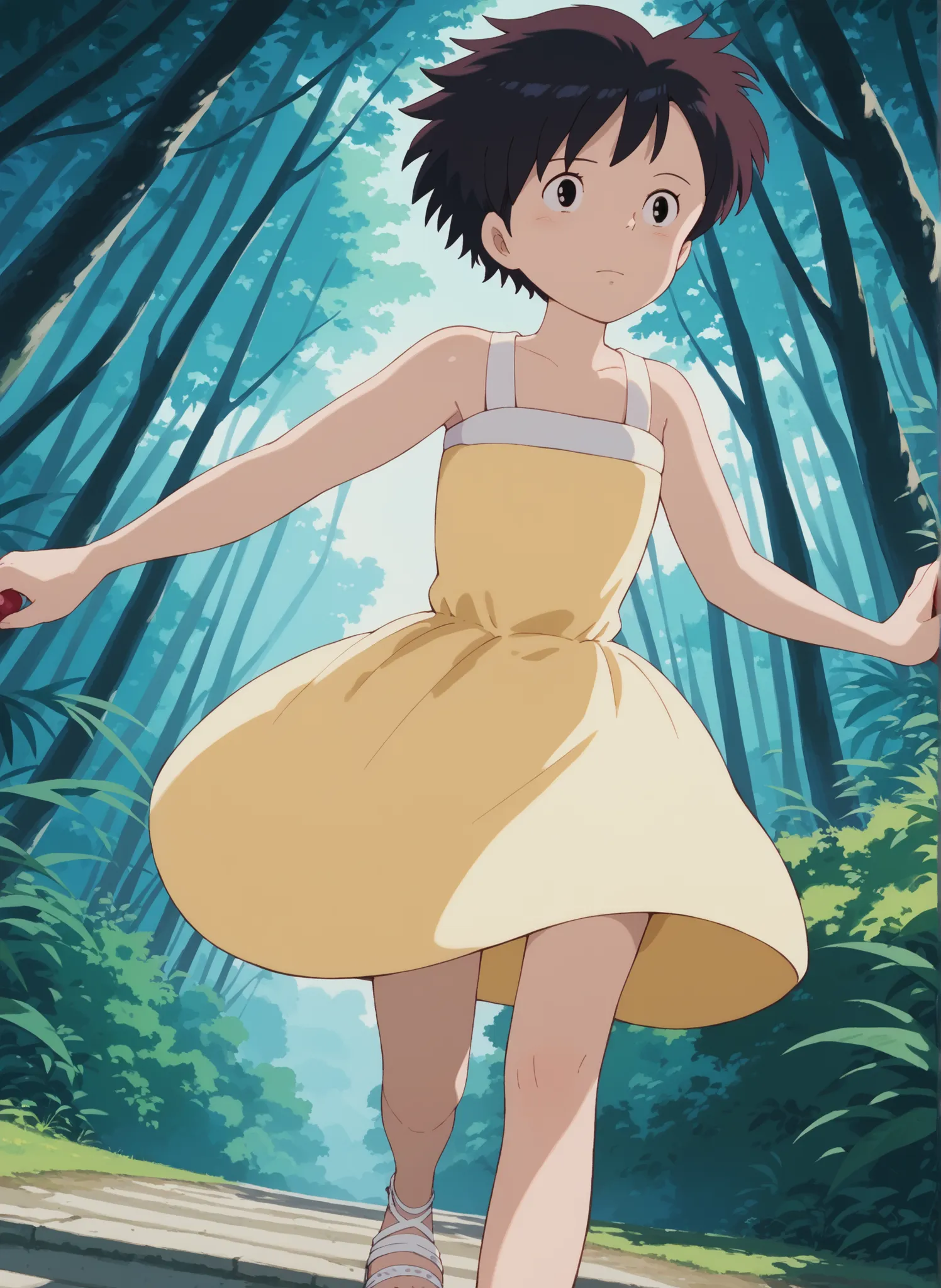 score_9,score_8_up,score_7_up,Source_anime,anime,nsfw,rining_blatant,uncensored,High Quality,Super Detailed,best quality,insanely detailed, beautiful ,masterpiece,PERFECT LIGHTING BREAK
(日Down部_sinsuki, black hair, black eyes, short hair,flin chest, dress,...
