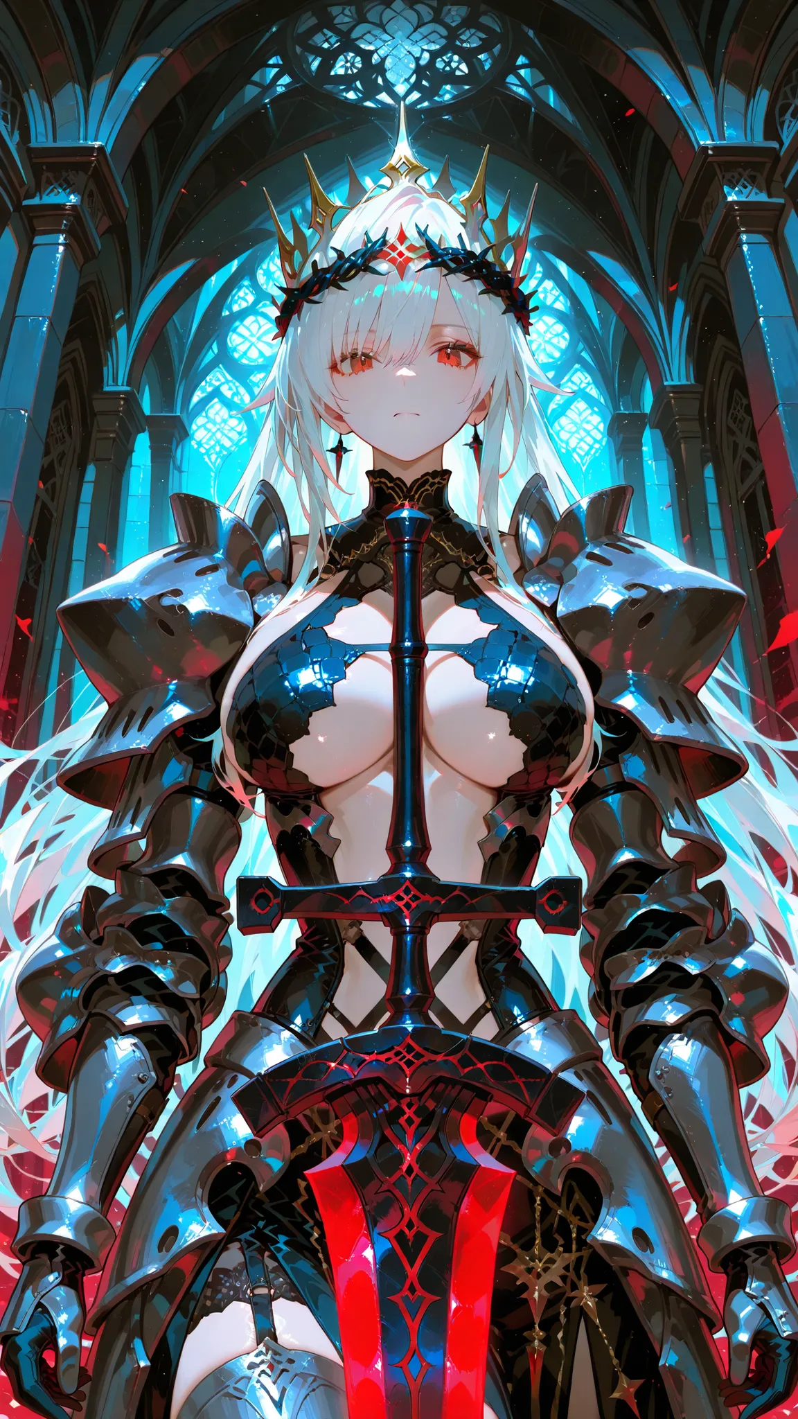 (masterpiece, detailed:1.2),Refined Realistic Style（0.8）, Master Level,Extreme Details,Professional Post-Processing,Masterpiece,anime style（1.2）,best quality,high resolution,8K,dragon骑兵、steel armour、dragon、五彩火焰背后的dragon、Human。Crown of Thorns ，Great Sword、G...