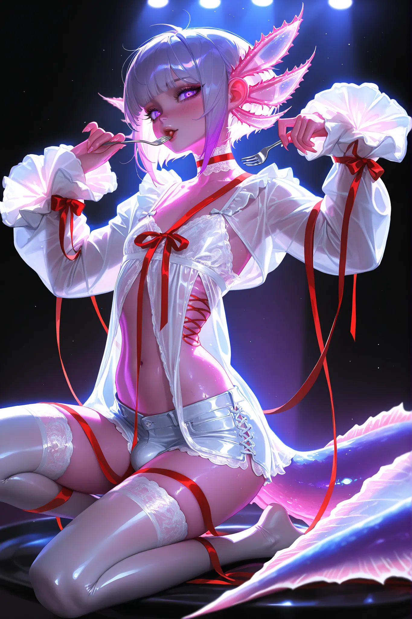 (tangobat:0.7),(Sakimichan:0.7),(High quality CT,4K,High resolution,main part:2.3),(Very detailed,realistic:1.37,Best quality,masterpiece, high resolution,on_body), (Tyndall effect,photorealistic, edge lighting, Two-color backlight),(high definition of ski...