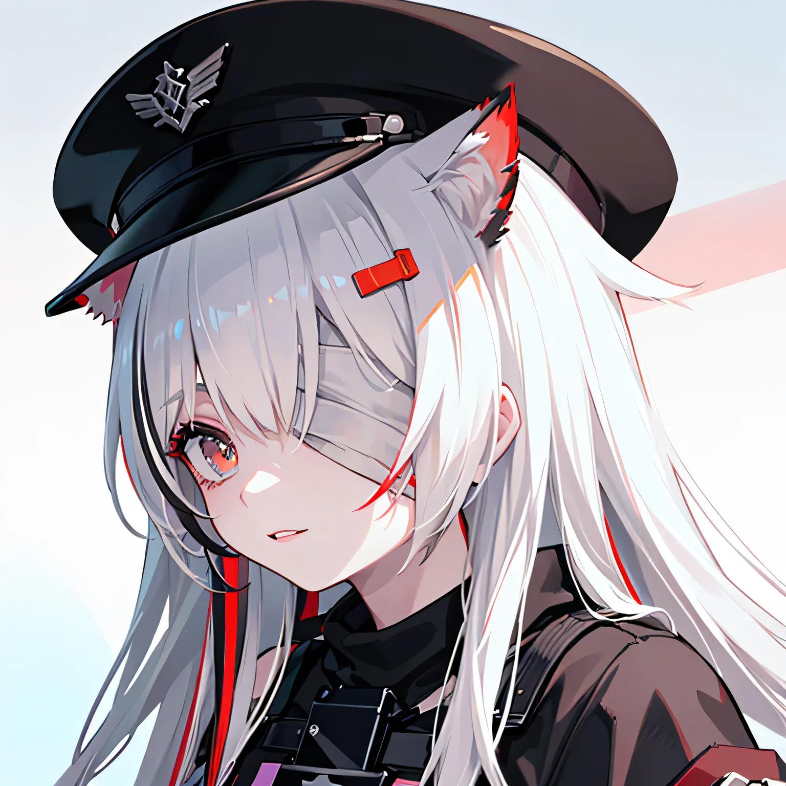 bandage over one eye, (ultra-detailed), (extremely best illustration), (hyper quality), gorgeous and rich graphics, (extremely beautiful and beautiful:1.21), (beautiful lighting), bright light, detailed composition, (whole body:1.3), ( Perfect Composition)...
