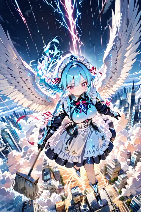 The job of collecting thunderclouds🎀雷雲を集める仕事💙