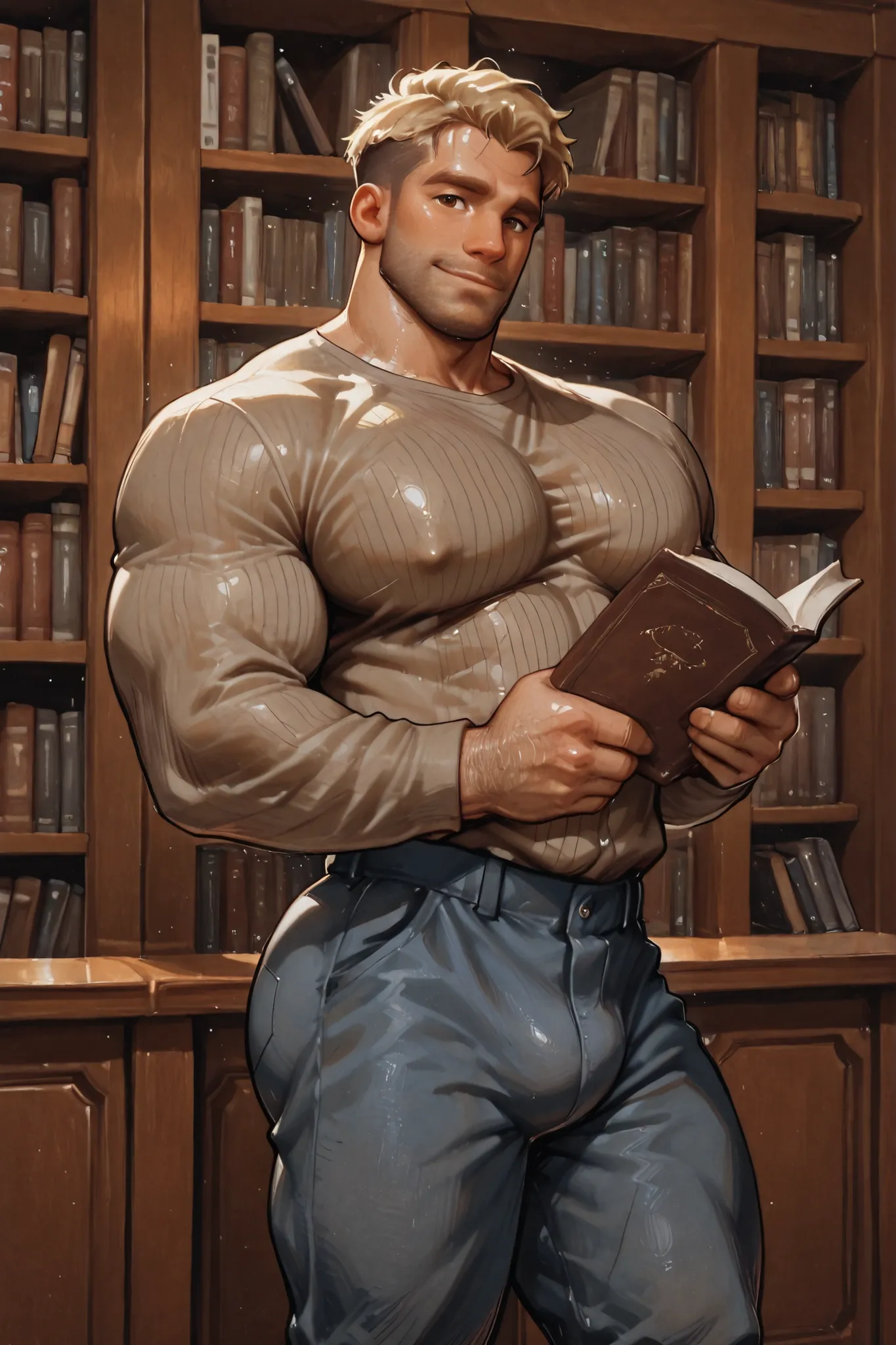 mature male,muscular,traditional media, realistic, puffy nipples, covered nipples,  male,bara,gay,muscular,traditional media, line art, (film grain, linear hatching:1.3), 1man, handsome male, Masterpiece, best quality, male, huge ass, huge beefy muscular, ...