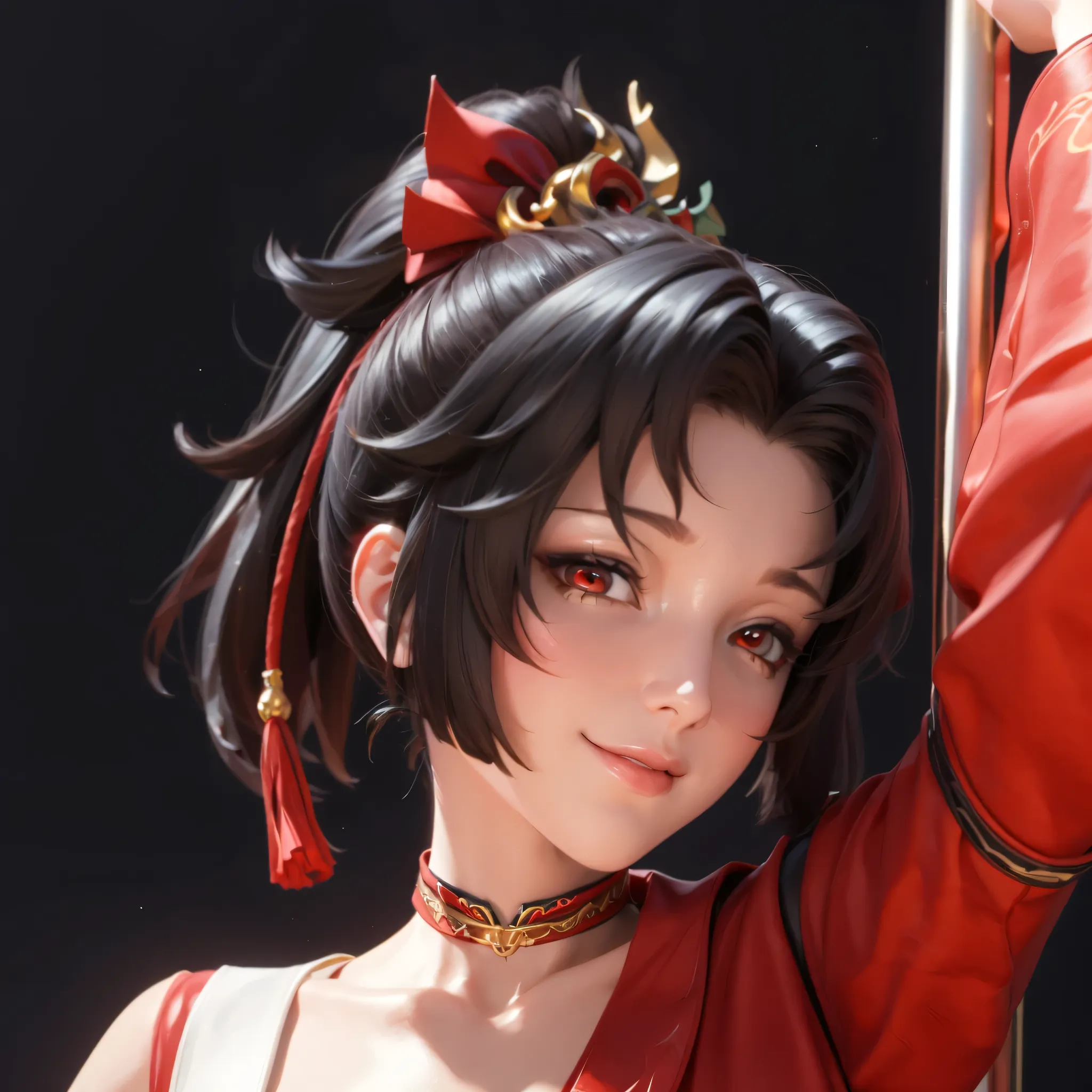 highres,best quality at best,masterpiece,quality,best quality,delicate facial features,look at the audience,there is light in the eyes,WZRYyunyingYP,(masterpiece),(best quality),masterwork,semrealistic,realistic,mature female,wide hips,fair_skin,shiny_skin...