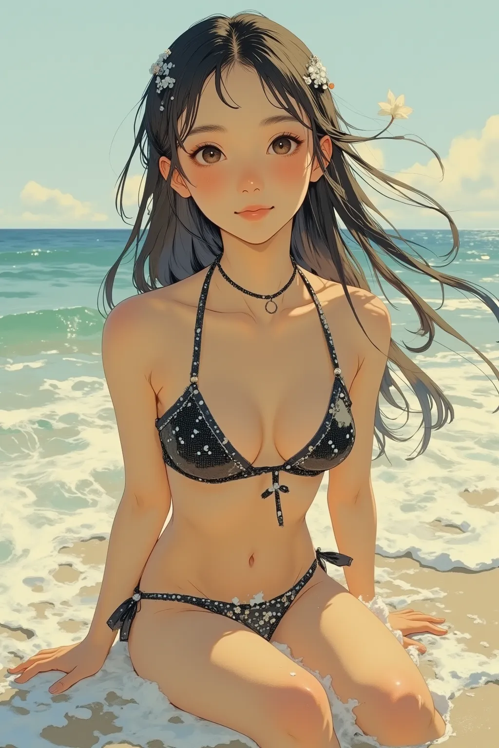 Anime Style Cute Girl N FLUX 125