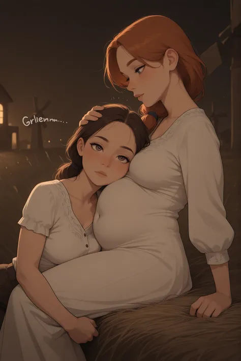 countryside meadow, windmill, Scandinavian woman, Scandinavian blouse, hair extension,
fully dressed, covered navel, belly concealed by clothes,
visible forehead, freckles, moles, detailed eyes, detailed lips,
slim body, slim waist, slim belly, skinny, ath...