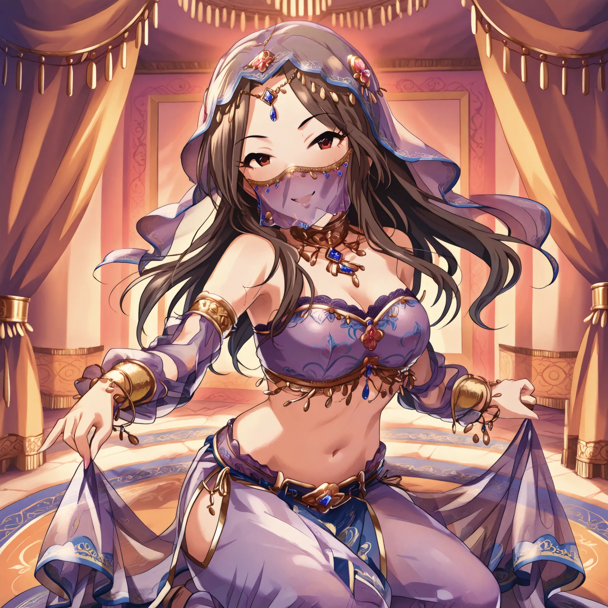 1girl:1 . 5) , (Seul:1 . 5) , score_9 , score_8_haut , score_7_haut , source_anime , Official work  , ultra-detailed , masterpiece , best quality , shaded style , beaux yeux , detailed eyes , Detailed Face , beautiful detailed eyes , Idolm@ster, Komuro Chi...