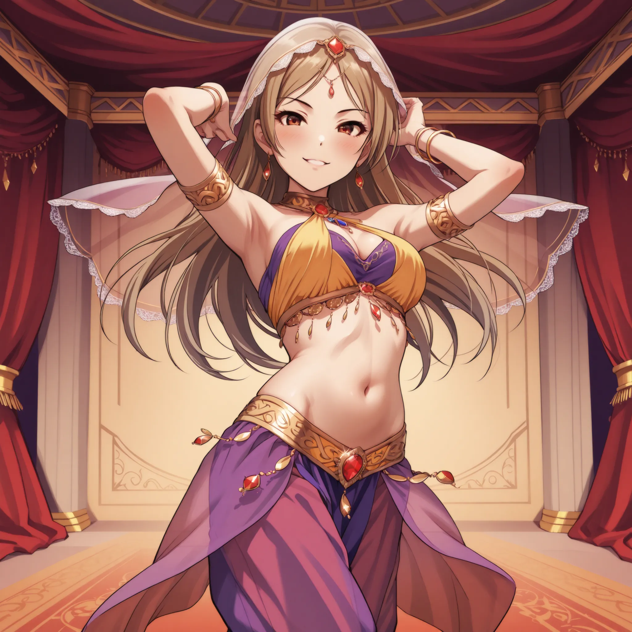 1girl:1 . 5) , (Seul:1 . 5) , score_9 , score_8_haut , score_7_haut , source_anime , Official work  , ultra-detailed , masterpiece , best quality , high res , beaux yeux , detailed eyes , Detailed Face , beautiful detailed eyes , Idolm@ster, Matsunaga Ryo,...