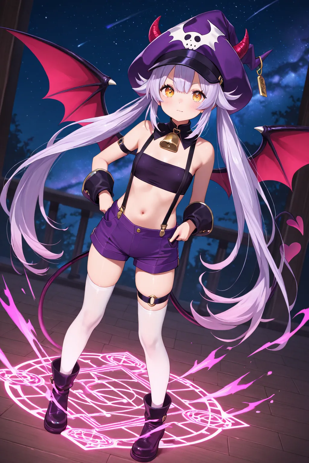 かわいい悪魔の女の子