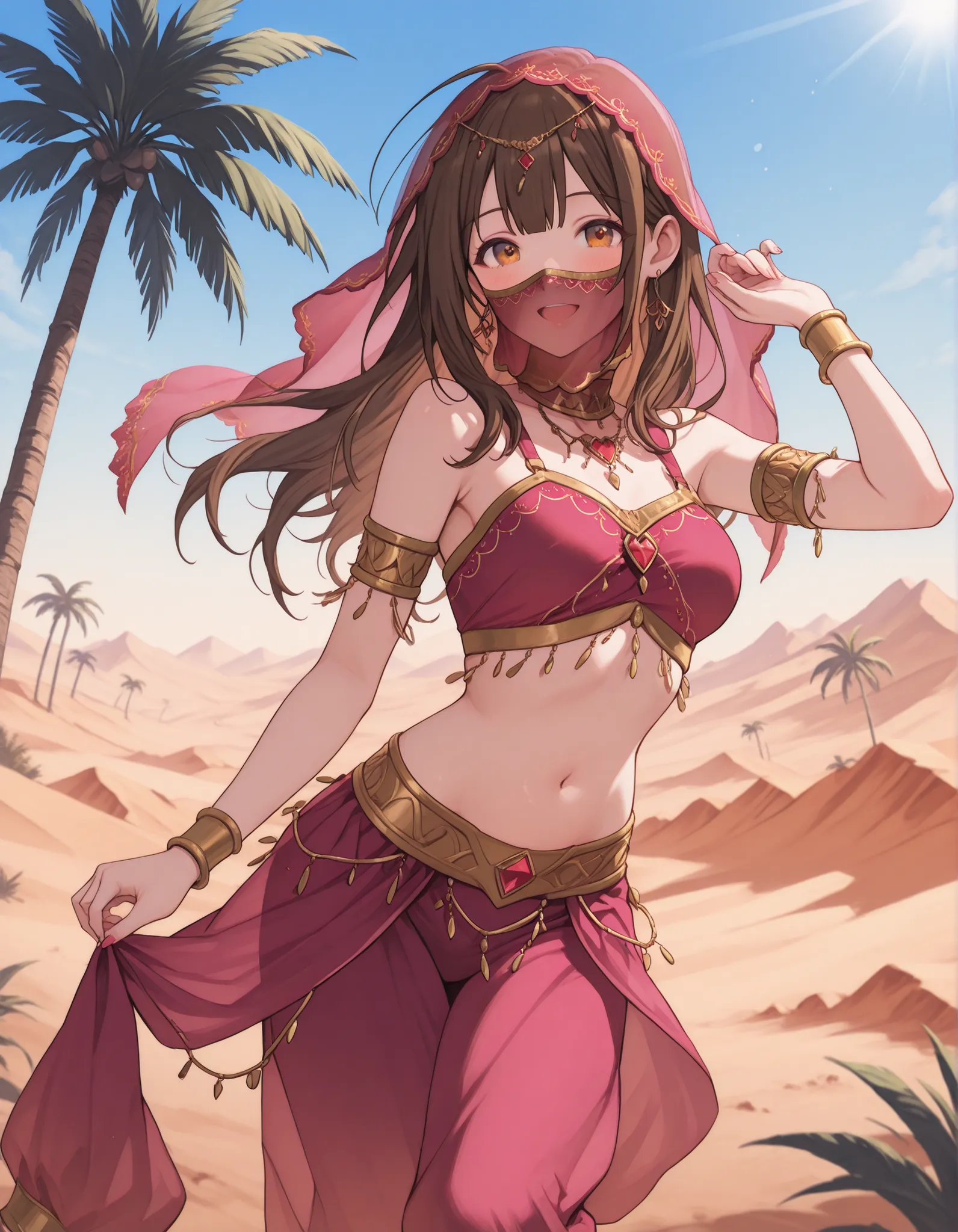 (1girl:1 . 5) , (Seul:1 . 5) , score_9 , score_8_haut , score_7_haut , source_anime , Official work  , ultra-detailed , masterpiece , best quality , high res , beaux yeux , detailed eyes , Detailed Face , beautiful detailed eyes , Idolm@ster, Chiyuki , Ara...