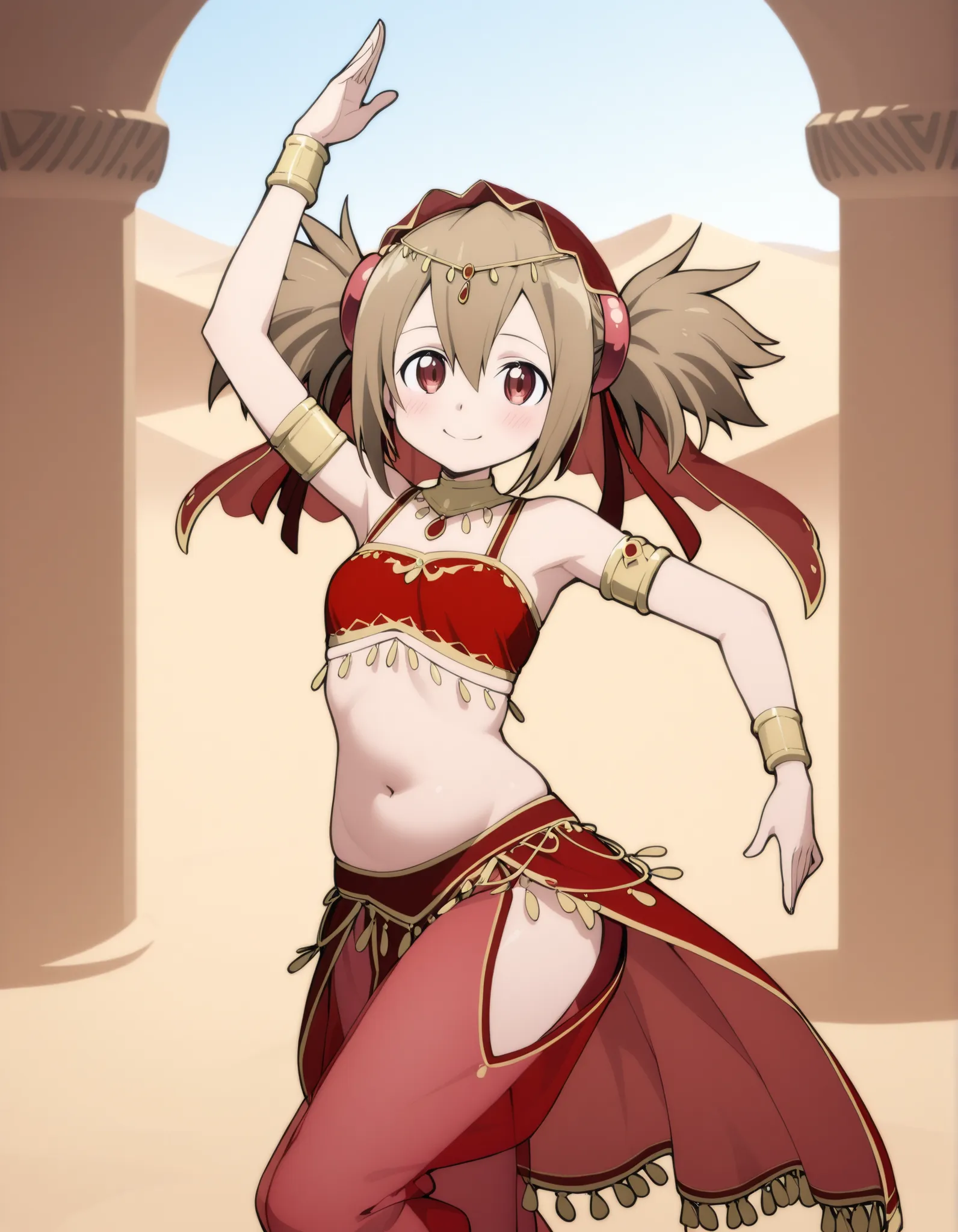 Silica, dancer,belly dance attire , belly dancing, veil, armlet, desert palace , dancing, smile,harem skirt, harem pants, belly dancing, harem veil,dancing with veils
