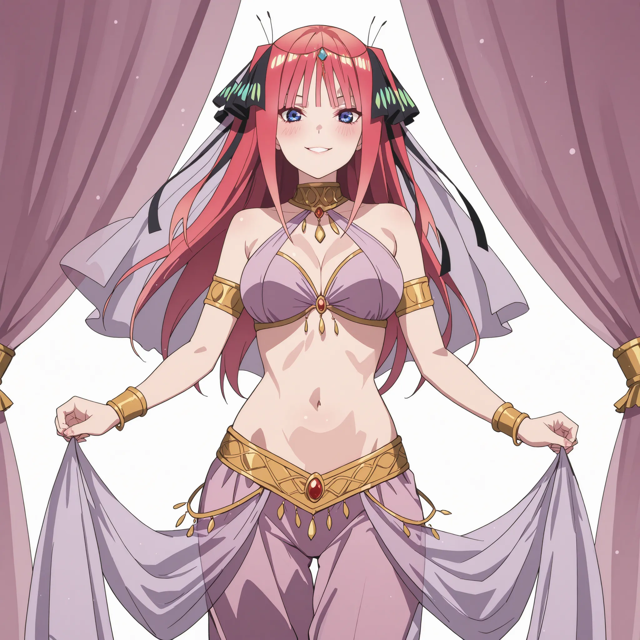1girl:1 . 5) , (Seul:1 . 5) , score_9 , score_8_haut , score_7_haut , source_anime , Official work  , ultra-detailed , masterpiece , best quality , high res , beaux yeux , detailed eyes , Detailed Face , beautiful detailed eyes , Quintessential Quintuplets...