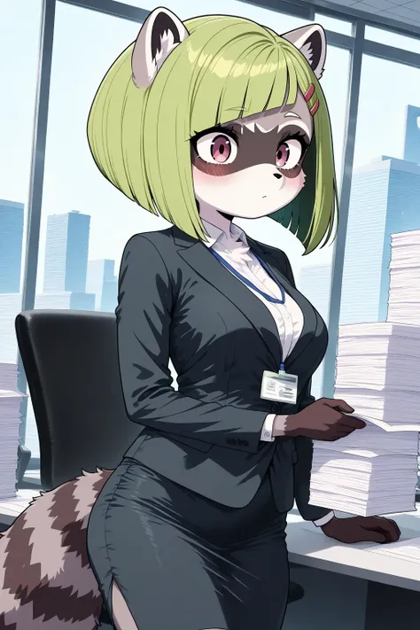Fluffy Raccoon