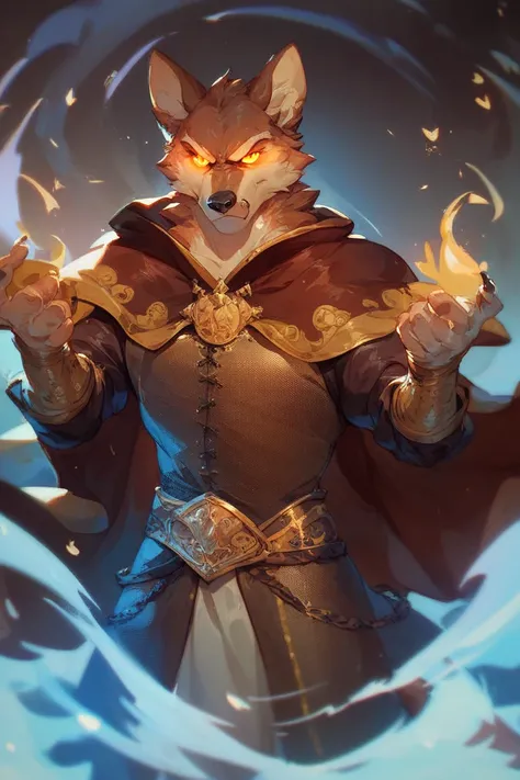 Wolf-fox sorcerer