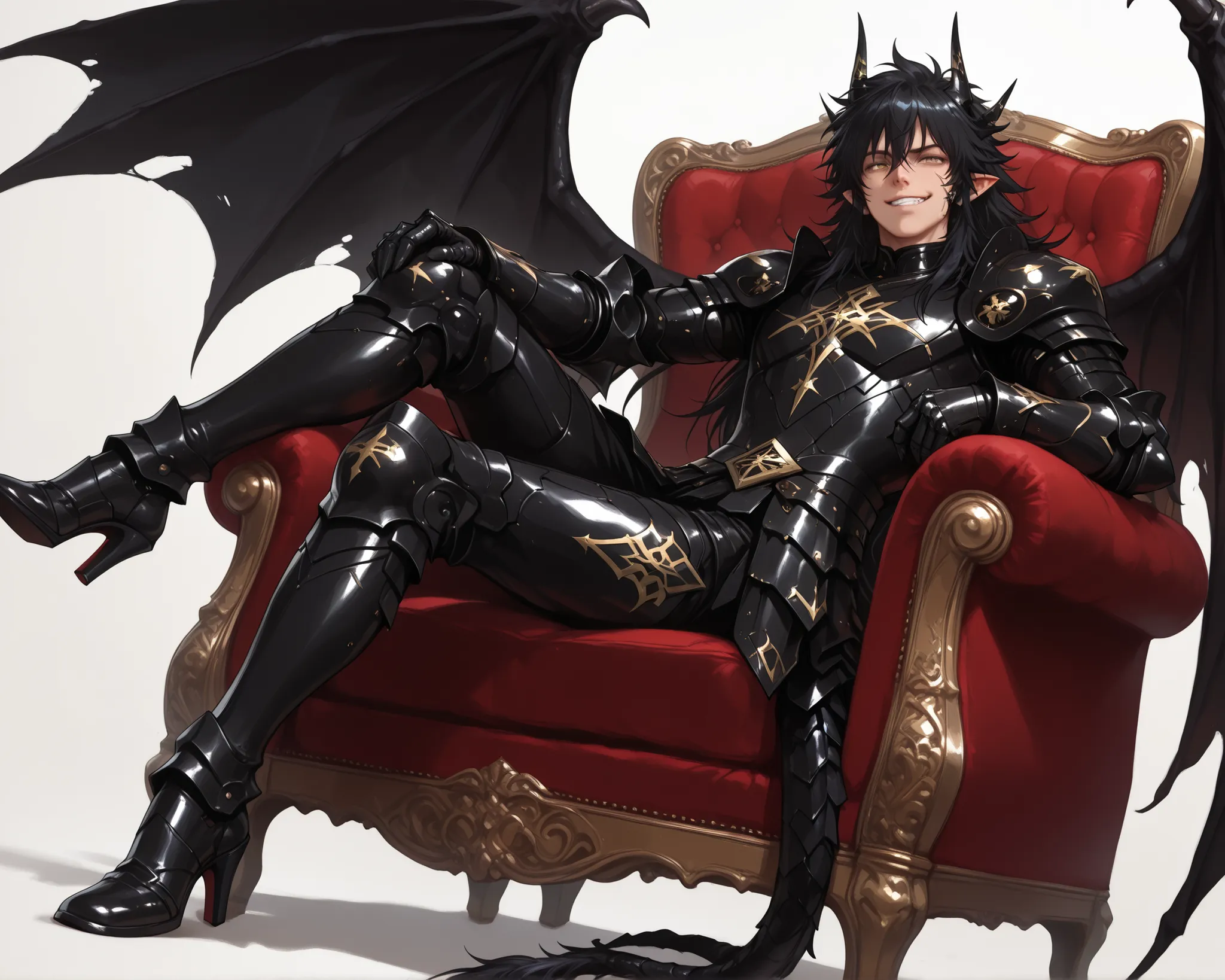 score_9, score_8_up, score_7_up, absurdres, (((128K Ultra High Resolution))), (masterpiece, best quality: 1. 5), (high definition: 1, 4), highres, 8K wallpaper, (excellent graphics: 1. 5), CG, (((Japanese Anime style))), (Black Saint Seiya), (1 male), solo...