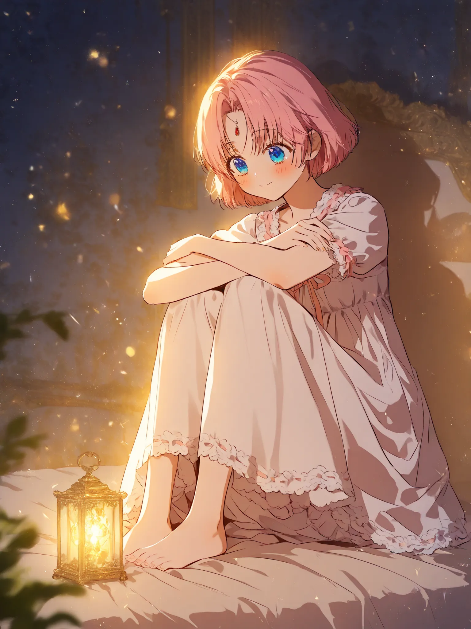 Fullbody focus on girl, cinematic, golden lighting, night time, Beautiful and atmospheric, high contrast, (masterpiece, best quality:1.2), atmospheric details, (solo focus), (depth of field:1.2), absurdres, highres, soft lighting, soft shadows, manhwa vict...