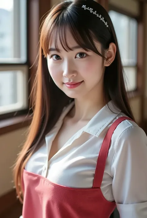      super realistic ,       photorealistic   ,    (Full body image:1.5),  She looks very happy      , shadow,           global illumination          , Alone, (japanese women in their 20s :1.5),      VERY BEAUTIFUL、     Cute Smiles ,    Slim,    brown hai...