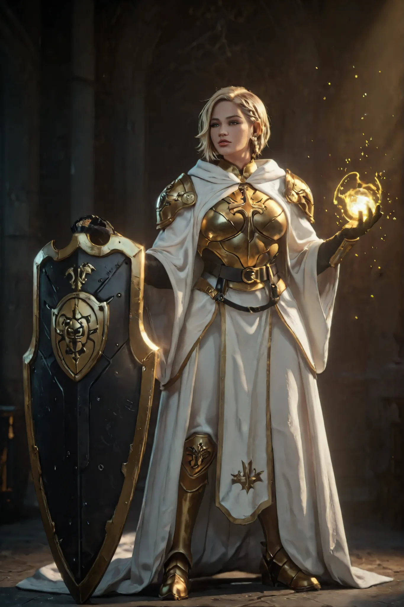 A character reference concept art in a realistic mature anime belnd  with subtle 3d cel shading, studio lighting soft glowing highlights , strong rim light, dramatic back lightd ,soft defused frontal lights and strong light glow casting sharp shadows creat...
