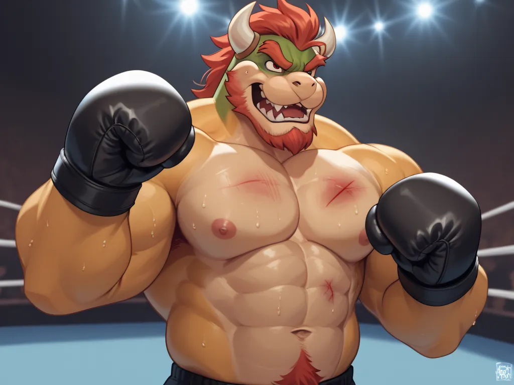 Boxing Bowser