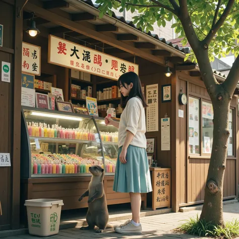 Book-loving otaku girl v1