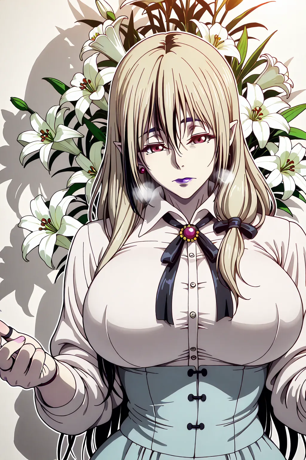 (code Geass-style:1.5), (jam-orbital-style:1.2), (zonda_(solid_air)-style:1.2), ((anatomical correct)), ((Cinematic, unreal engine, eye-catching, ambient occlusion, UHD, masterpiece)), ((perfect lighting, soft shadow)), perfect body, perfect eyes, perfect ...