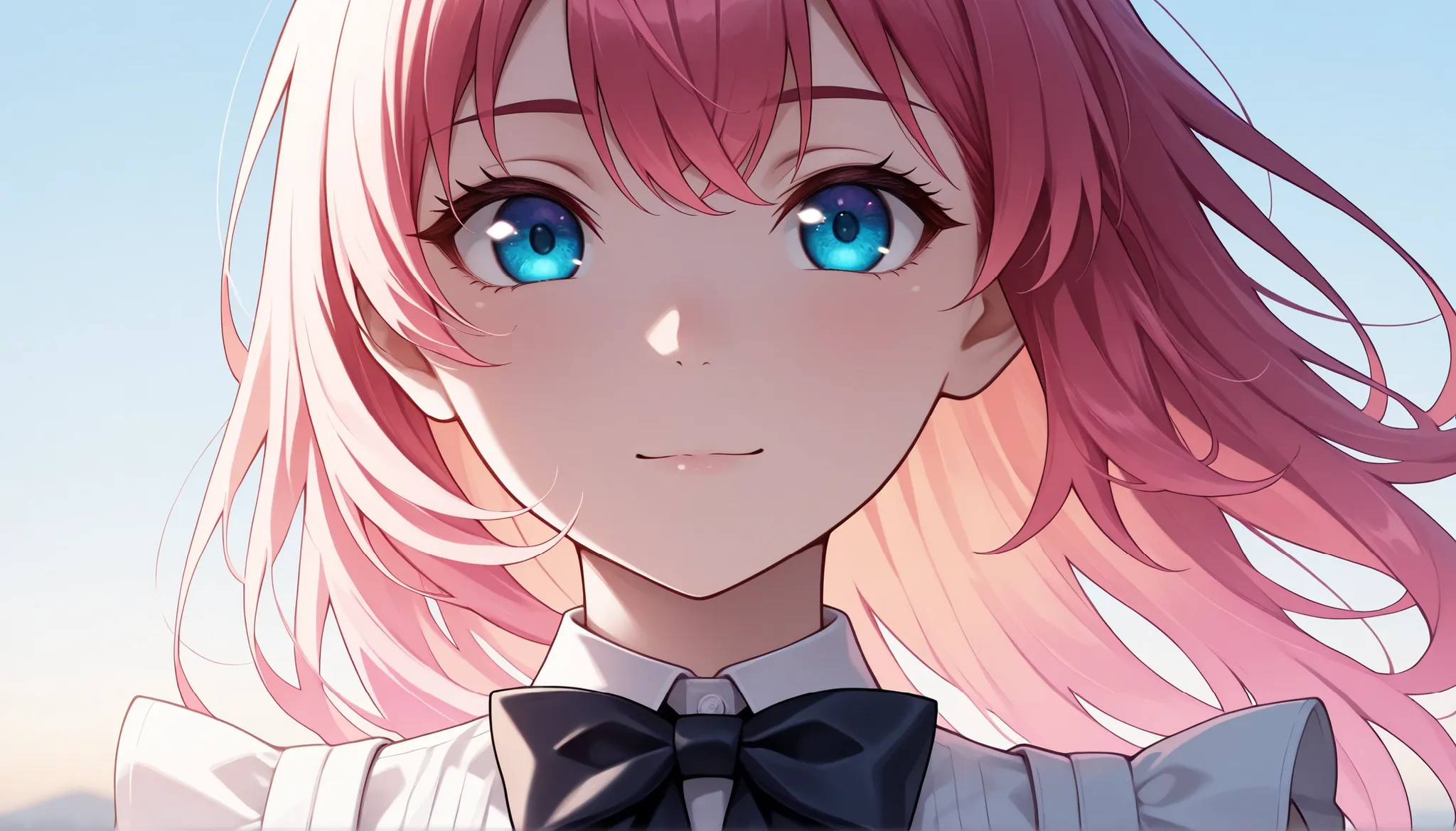 ((solo)), close-up, hair tacking , 素晴らSeems傑作, top quality next to viewers, high fashion, Extremely ridiculous, HDR, Intricate Details, bright colors, very cute face, 美Seems女性のバーテンダー, Peaceful Atmosphere, bow tie from below, Stylish Bar,(美Seems細部までこだわった顔),...