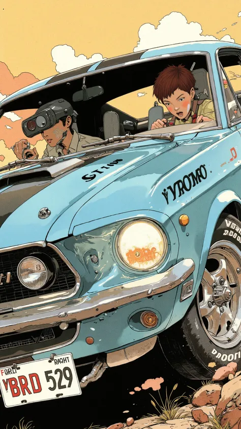 Sleek Design, Equipment, The scene below, which is reminiscent of the manga-specific, of fog lights. car, sense of speed on that front grille, fog lights depicts, Strong presence. Manga-specific, equipped with, expresses the thrill and anxiety, chrome deco...