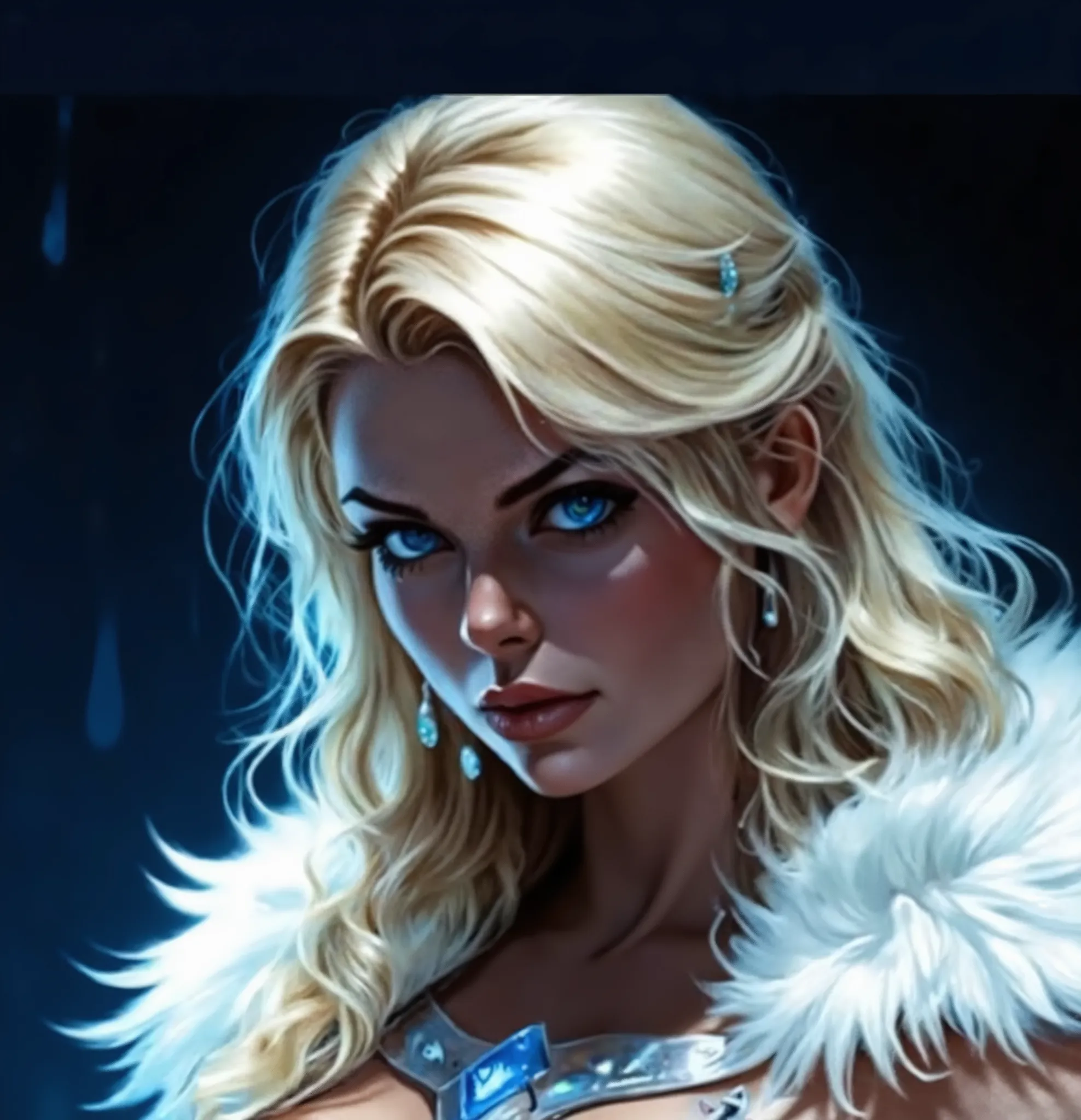 an improved, hyperrealistic, detailed and more beautiful version of this female face maintaining the same position as the reference