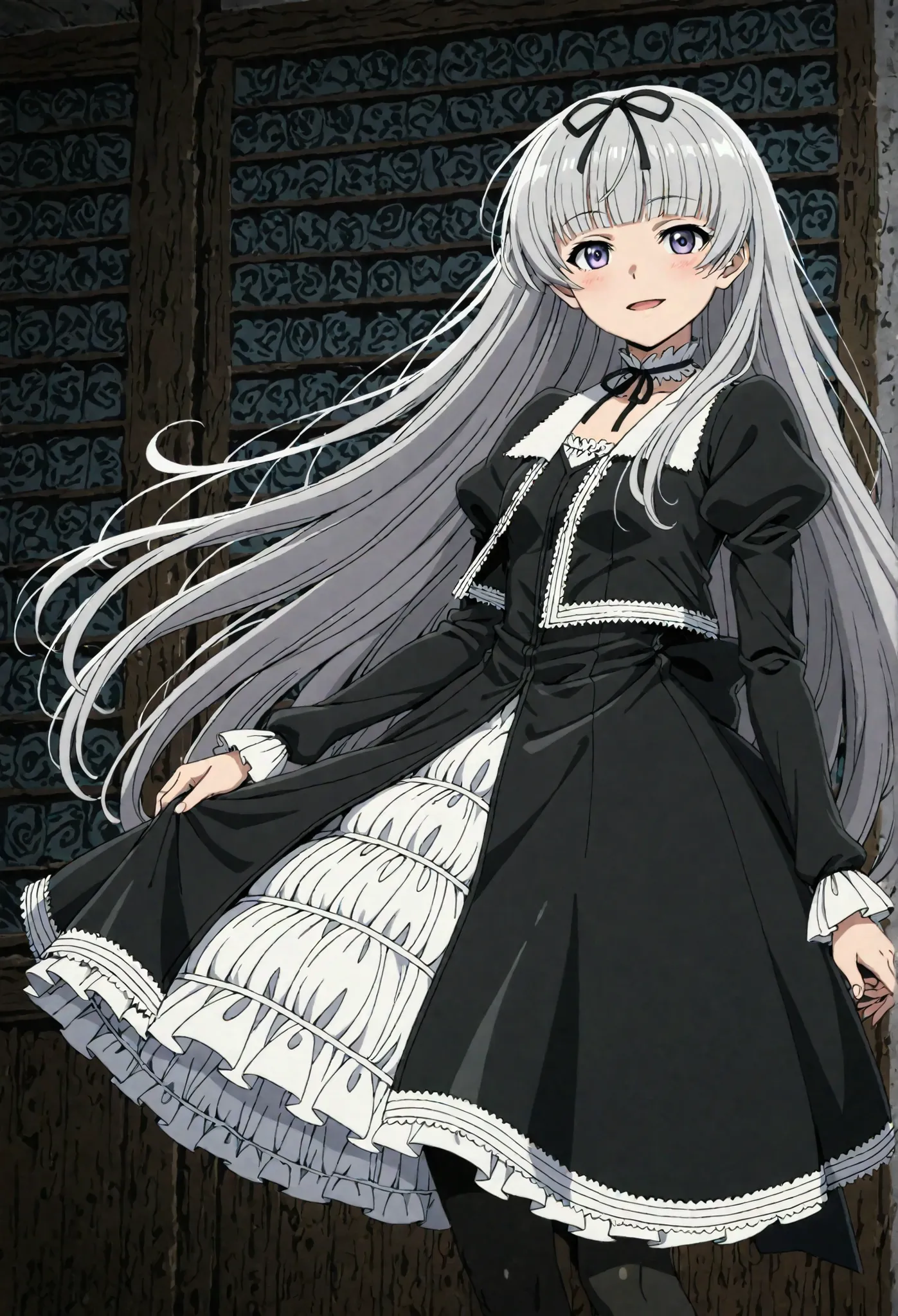 Gretel (black lagoon), Gothic Fashion, Best Quality,  HD ,masterpiece, High resolution,, No Socks 