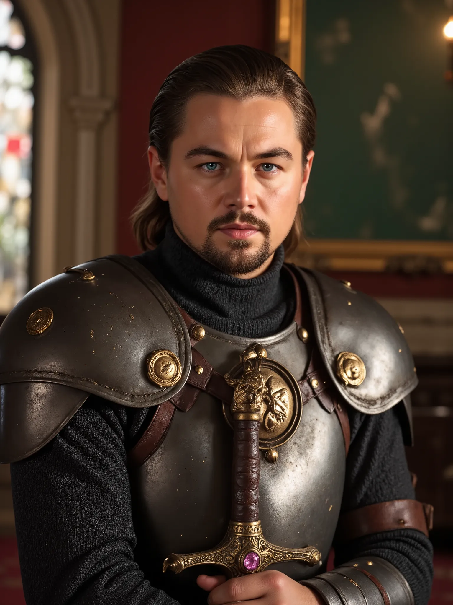 masterpiece, ultra detailed, photorealistic, hyper realistic, best quality
epic medieval character portrait, cinematic: Enhanced Character Details:
- aristocratic bone structure
- piercing eyes with multiple color variations
- ultra-detailed iris patterns
...