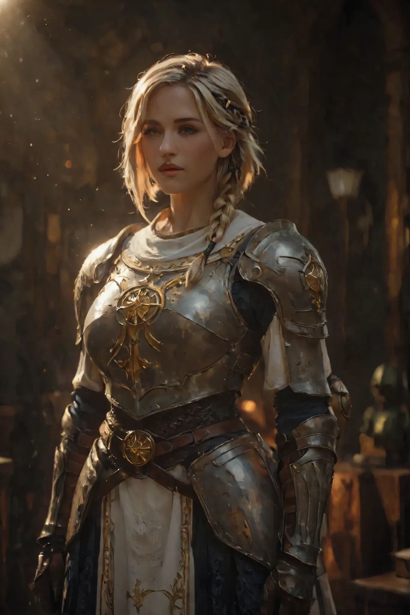 A character reference concept art in a realistic mature anime belnd  with subtle 3d cel shading, studio lighting soft glowing highlights , strong rim light, dramatic back lightd ,soft defused frontal lights and strong light casting sharp shadows creation a...