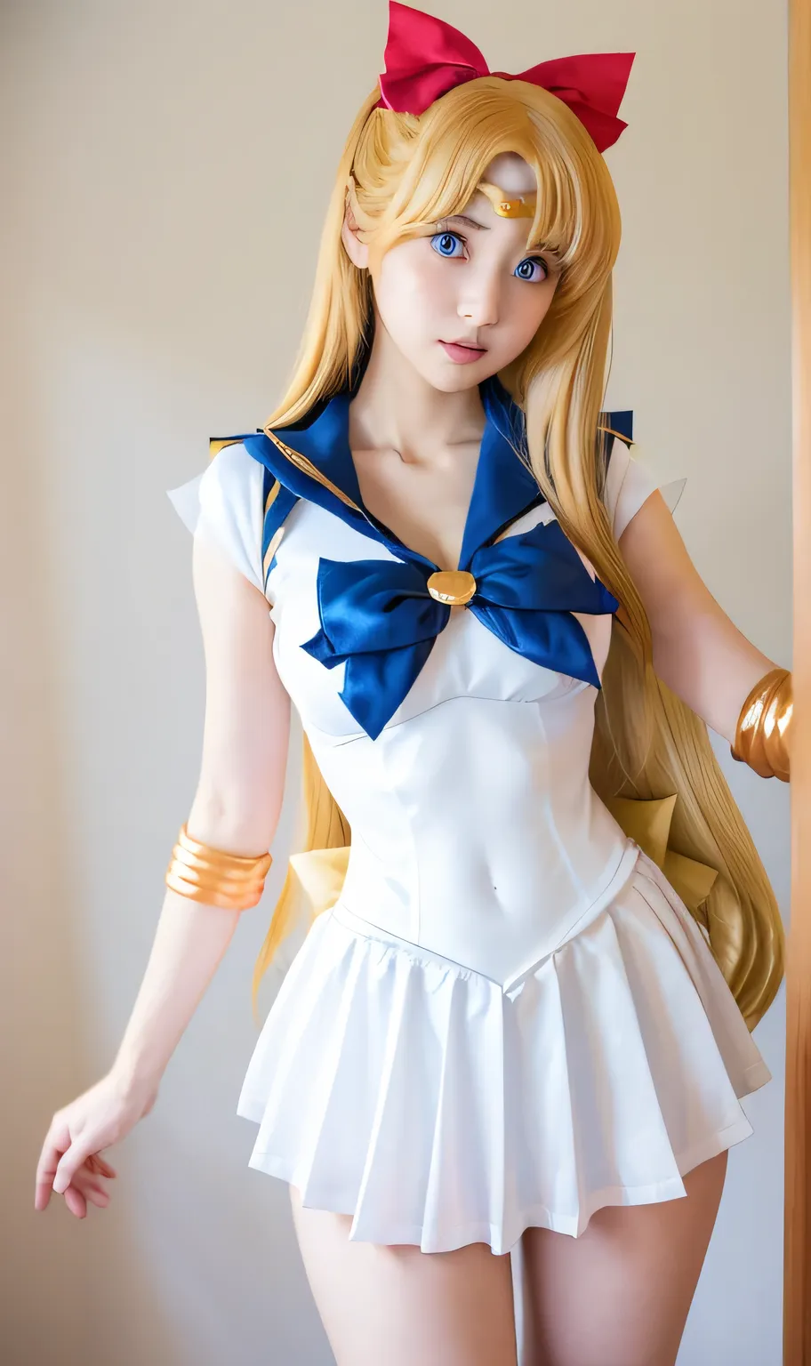 Arab women in costumes are posing for a photo shoot, Sailor Venus、sexy、 beautiful  facial features、Ayaka cosplay, Sailor Galaxia.  beautiful , cosplay, by Sailor Moon, アニメガールcosplay, Anime cosplay, 広告用cosplay, Sailor Moon Style, Sailor Moon!!!!!!!!, フルcosp...