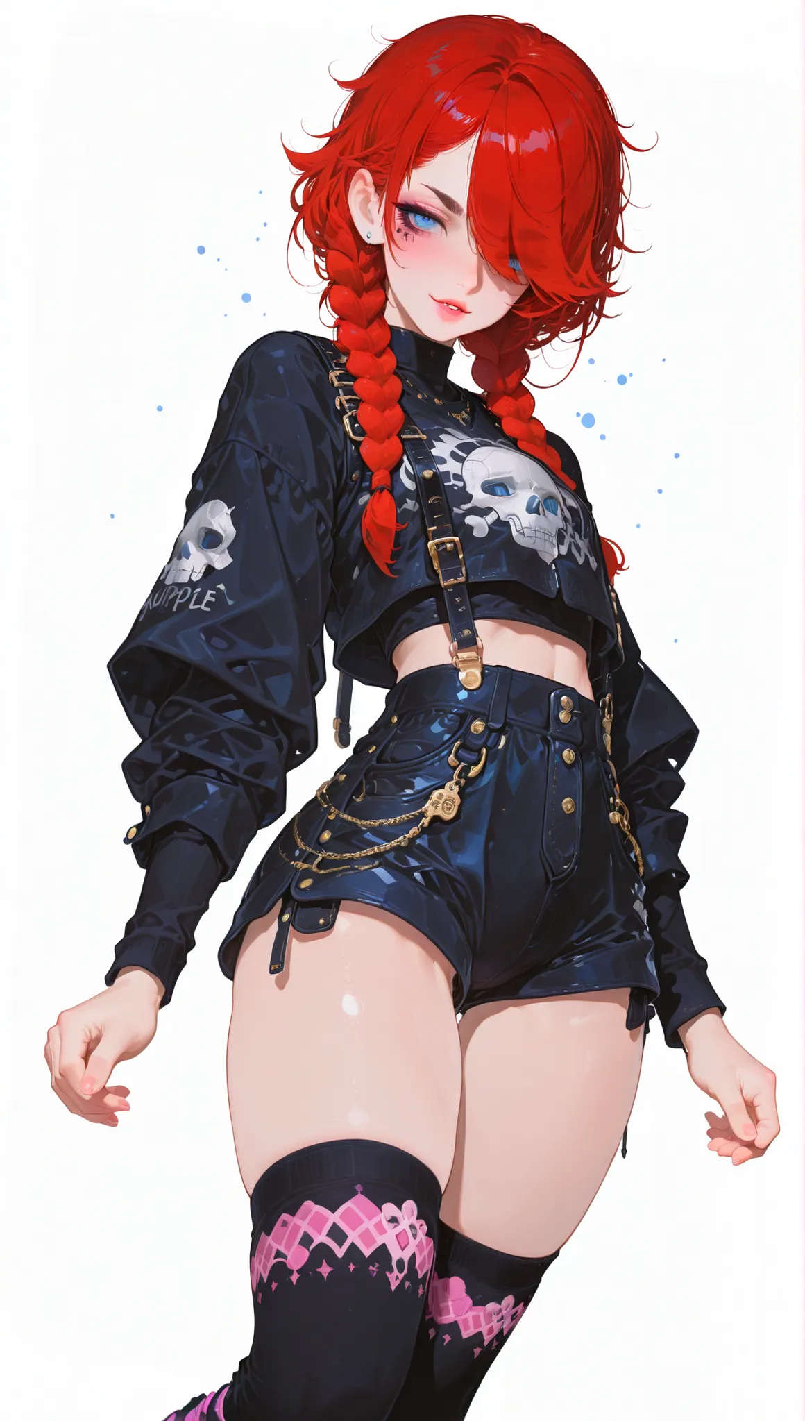 (masterpiece:1.35), (very aesthetic, best quality:1.3), highly detailed, dark environment, backlit, absurdres, hyperdetailed, addmicrodetails, flat anime artstyle, (no lineart), detailed shading and shadows, solo, intricate design, dynamic angle, dynamic v...