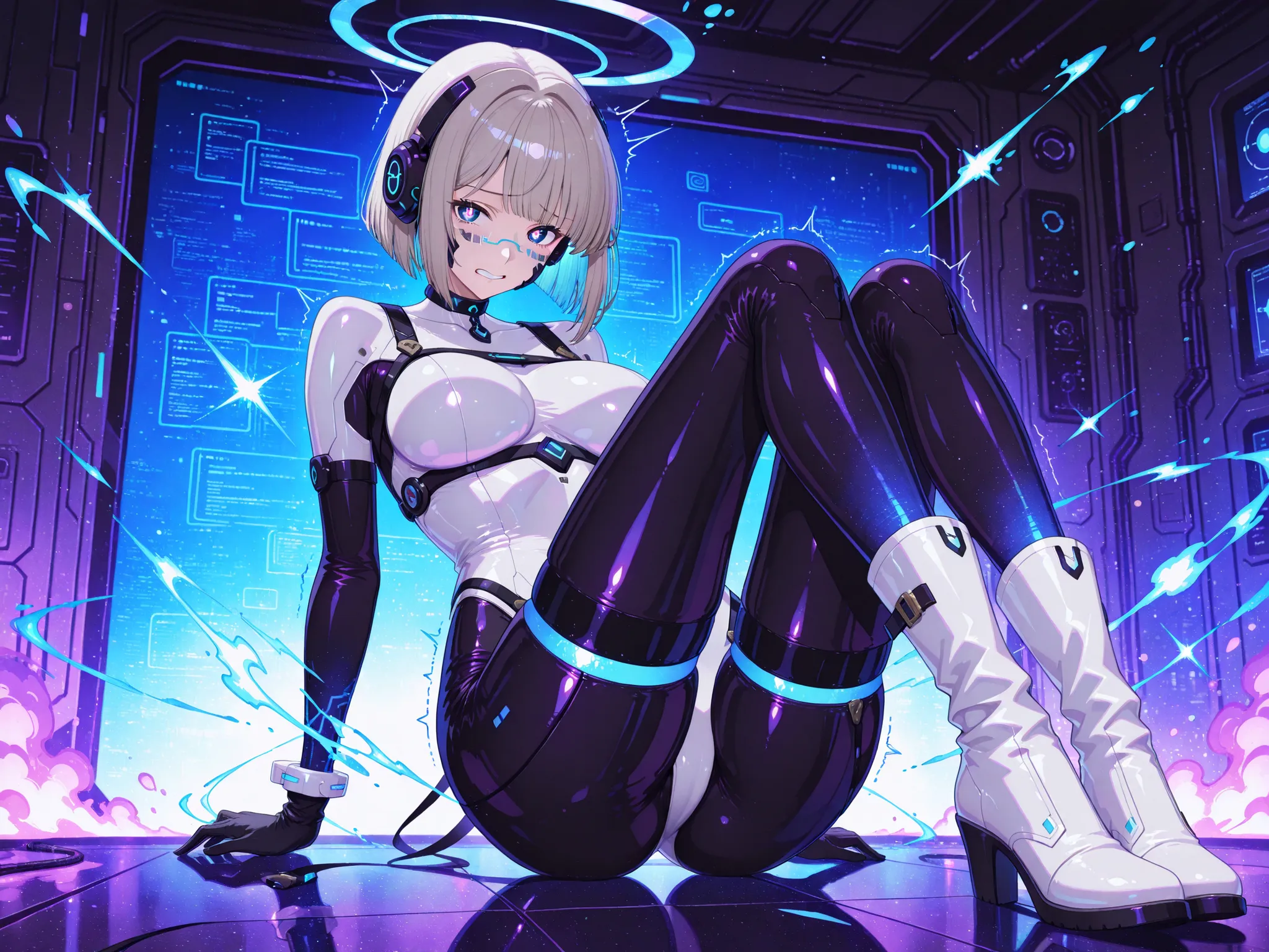 Optimized AI Character Reference Prompt – Riko, The Tutorial AI
Character Type: Sci-Fi AI Companion | Advanced Digital Assistant | Glitching Synthetic Waifu

General Appearance:

A futuristic AI assistant with a sleek, professional yet subtly alluring aest...