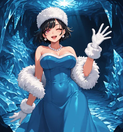 Score_9, score_8_up, score_7_up, source_anime, 1girl, solo, pixel art, biker girl BREAK
Black hair, large breasts, short hair, messy hair, pink eyes BREAK
edgwdc, winter clothes, gloves, hat, dress, bare shoulders, jewelry, earrings, white gloves, ne...