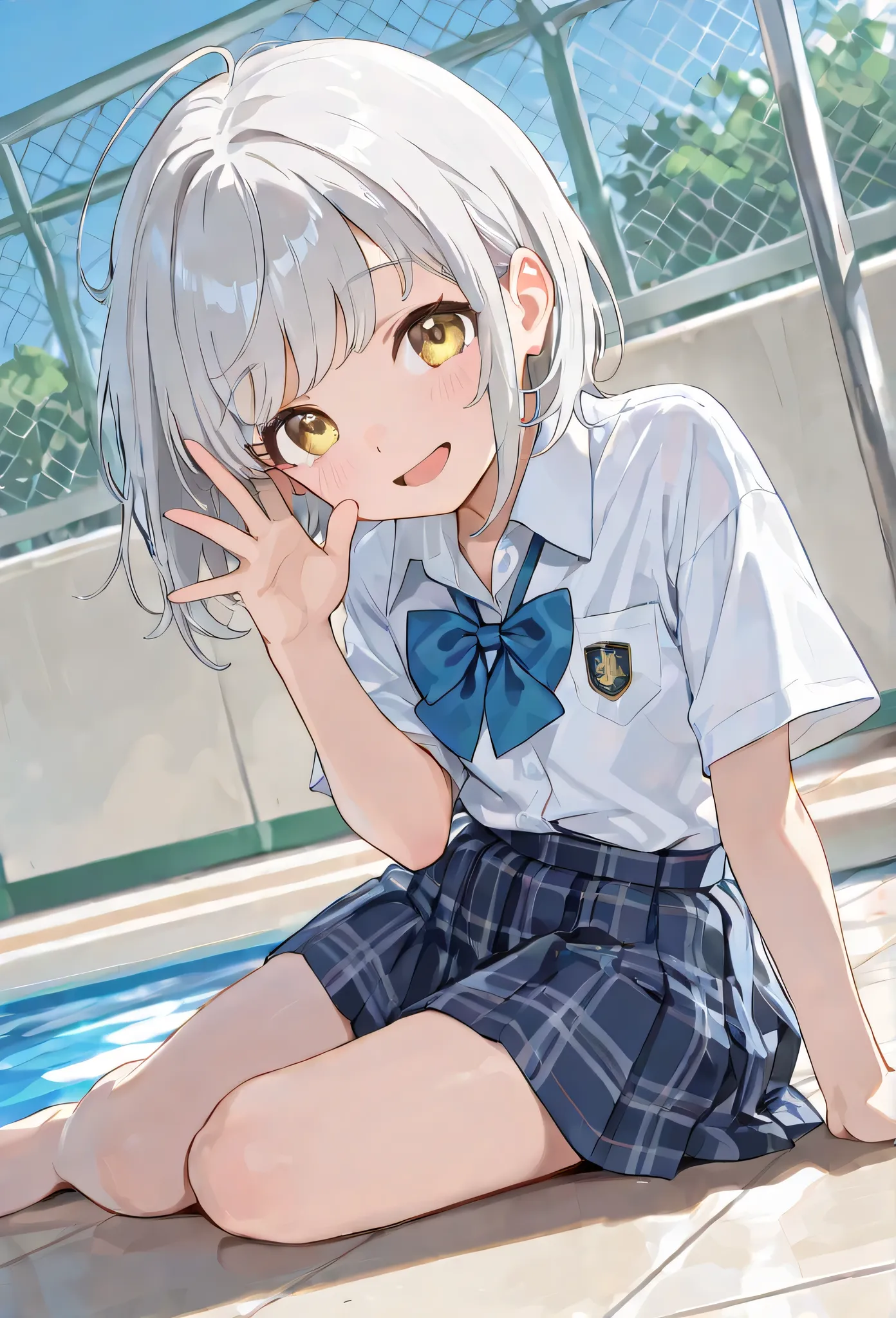 (masterpiece, top quality), (beautiful detailed eyes on background), ((1 Beautiful Girl)), (beautiful background), (Highly Detailed CG, Super Detailed),(very detailed and beautiful), (Perfect Details), (Super Detailed, beautiful , Super Detailed, clear and...