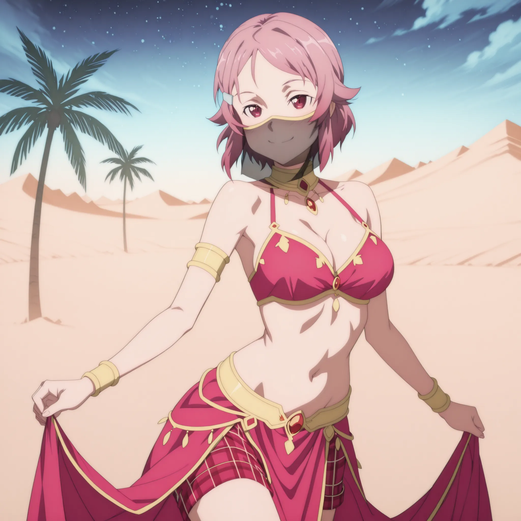 1girl:1 . 5) , (Seul:1 . 5) , score_9 , score_8_haut , score_7_haut , source_anime , Official work  , ultra-detailed , masterpiece , best quality plaid shorts , high res , beaux yeux , detailed eyes , Detailed Face , beautiful detailed eyes ,Sword Art Onli...