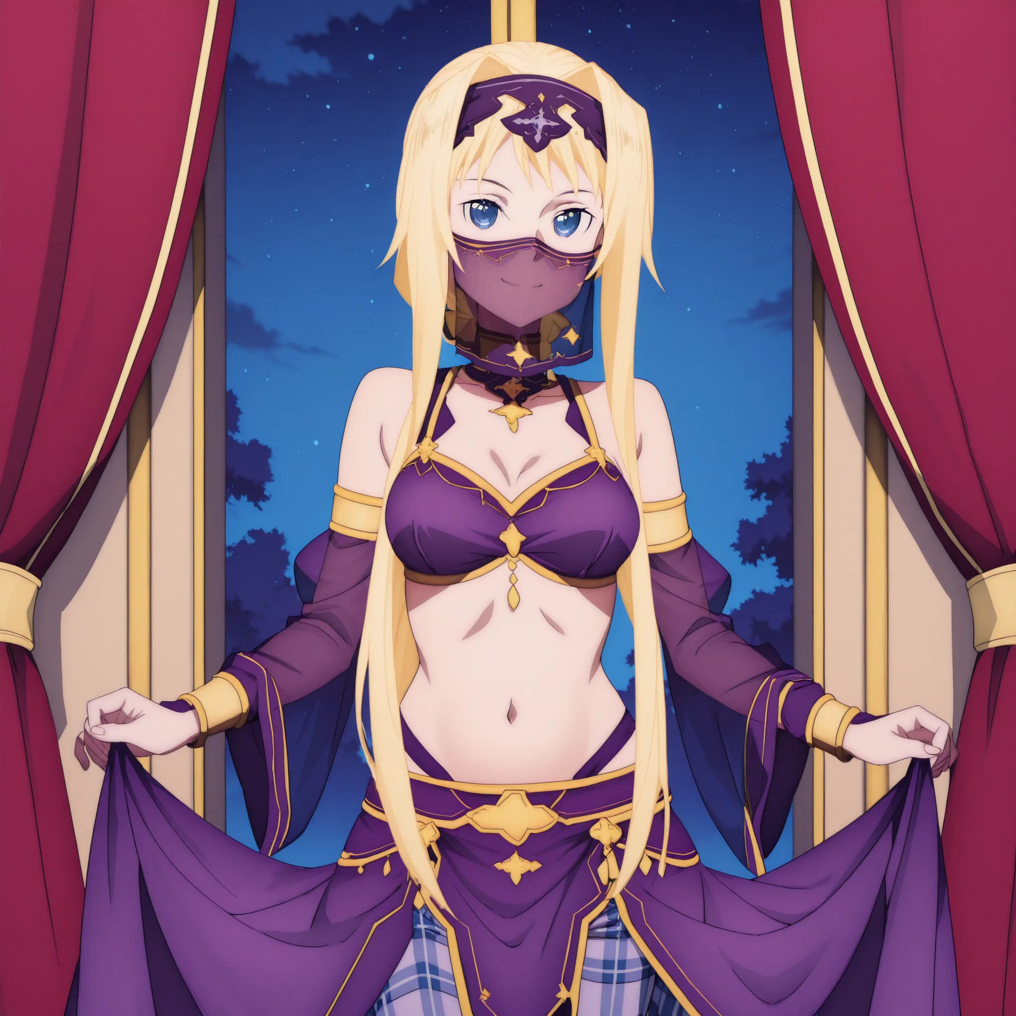 1girl:1 . 5) , (Seul:1 . 5) , score_9 , score_8_haut , score_7_haut , source_anime , Official work  , ultra-detailed , masterpiece , best quality plaid shorts , high res , beaux yeux , detailed eyes , Detailed Face , beautiful detailed eyes ,Sword Art Onli...