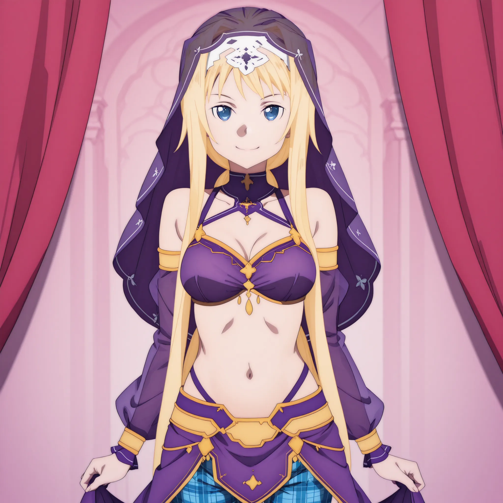 1girl:1 . 5) , (Seul:1 . 5) , score_9 , score_8_haut , score_7_haut , source_anime , Official work  , ultra-detailed , masterpiece , best quality plaid shorts , high res , beaux yeux , detailed eyes , Detailed Face , beautiful detailed eyes ,Sword Art Onli...