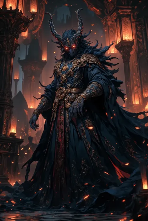 A creepy midnight Doomsday masquerade ball, luxurious Gothic aristocrats in fancy jewel costumes and intricate masks of plague doctors and valkyries waltz wildly among the floating candles, and ghostly violins play requiem.