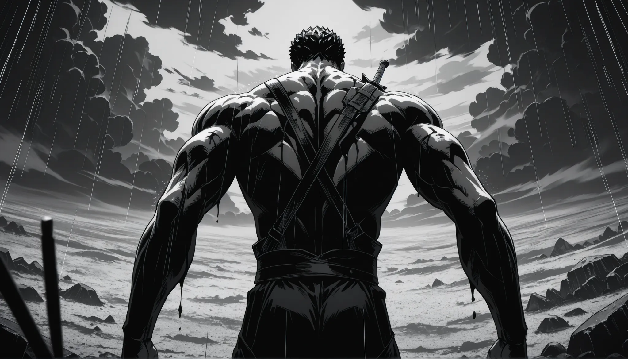 manga,(masterpiece), (ultra-detailed), (very aesthetic), (absurdres), (ultra high resolution), NSFW, frontal angle, Best quality, High quality, Detailed, High resolution, 8k, Ultra high res, highest quality, BLACK AND WHITE image, monochrome, simple drawin...