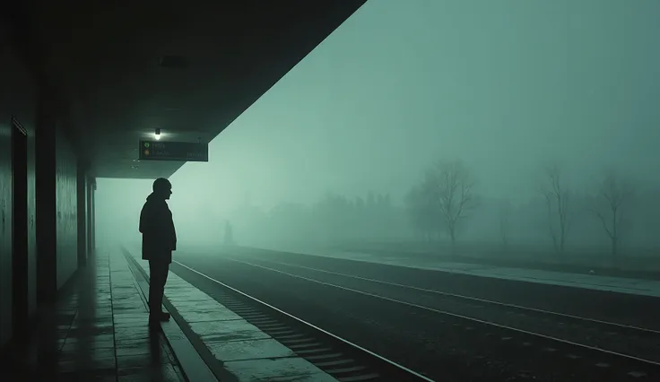 When it's passing strange
And I'm waiting for the train
Caught up on this line again
And it's passing slowly, high detail, masterpiece.